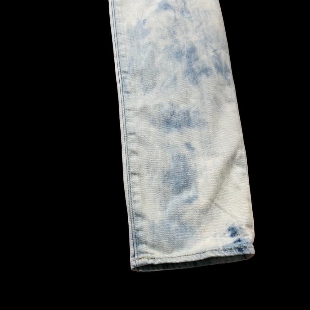 Abercrombie & Fitch Jeans Women's Size 28 Blue/White Tie Dye Perfect Stretch - Picture 5 of 16